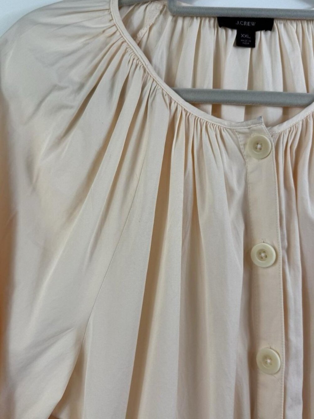 Cotton Poplin Tie-Sleeve